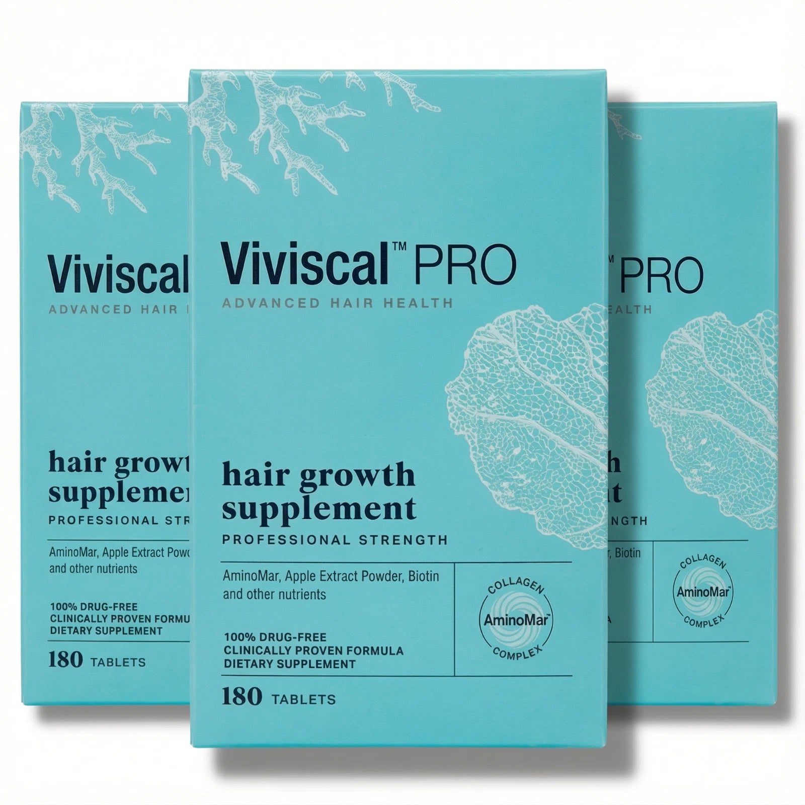 Viviscal PRO Hair Growth Supplement 3-Pack 540 Tablets