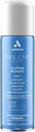 Andis Cool Care Plus 5-in-1 Spray for Clipper Blades, 6-Pack (15.5 oz / 439 g Each)