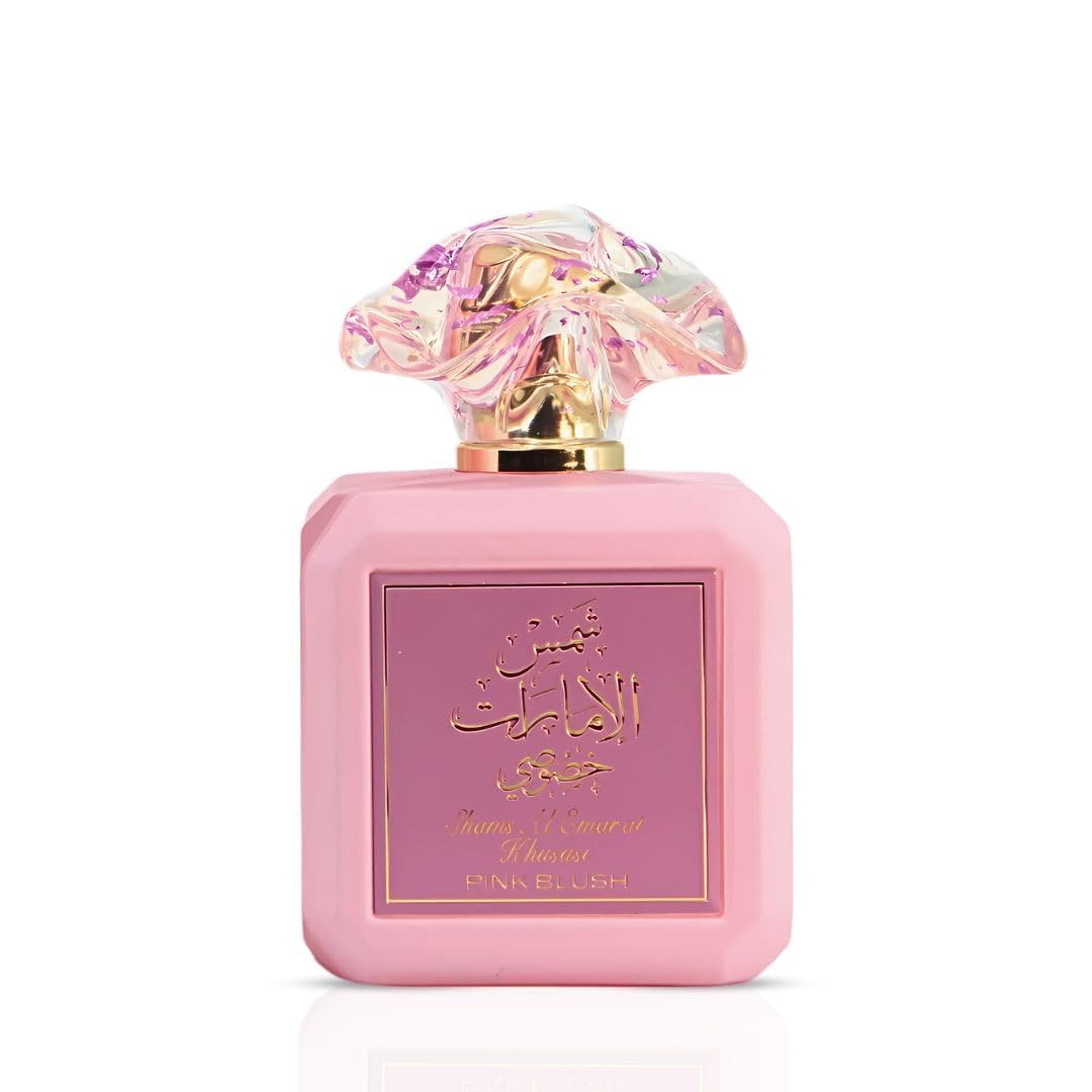 Ard Al Zaafaran Pink Blush Shams Al Emarat Khususi Eau de Parfum Spray, 3.4 oz / 100 ml