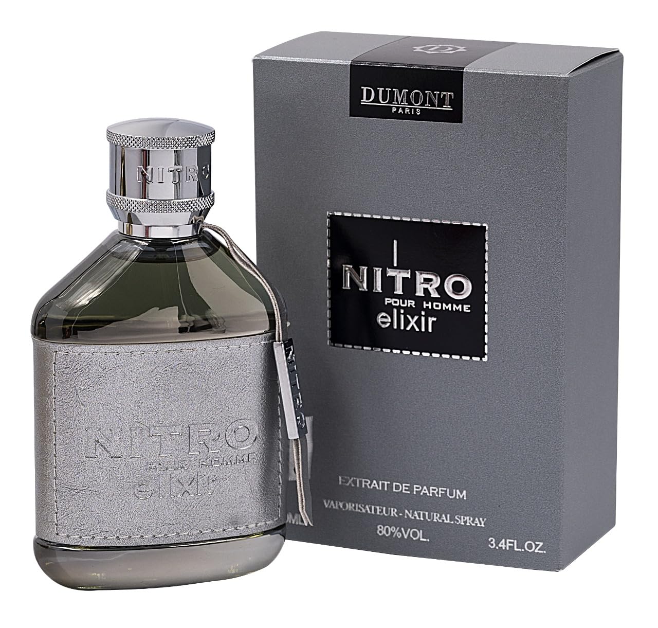 Dumont Nitro Elixir Extrait de Parfum Spray, 3.4 oz / 100 ml