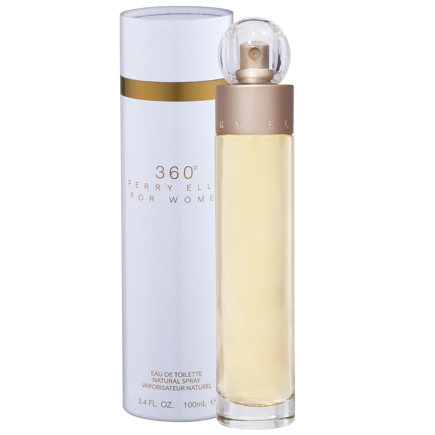 Perry Ellis 360� Eau de Toilette Spray for Women, 3.4 oz / 100 ml