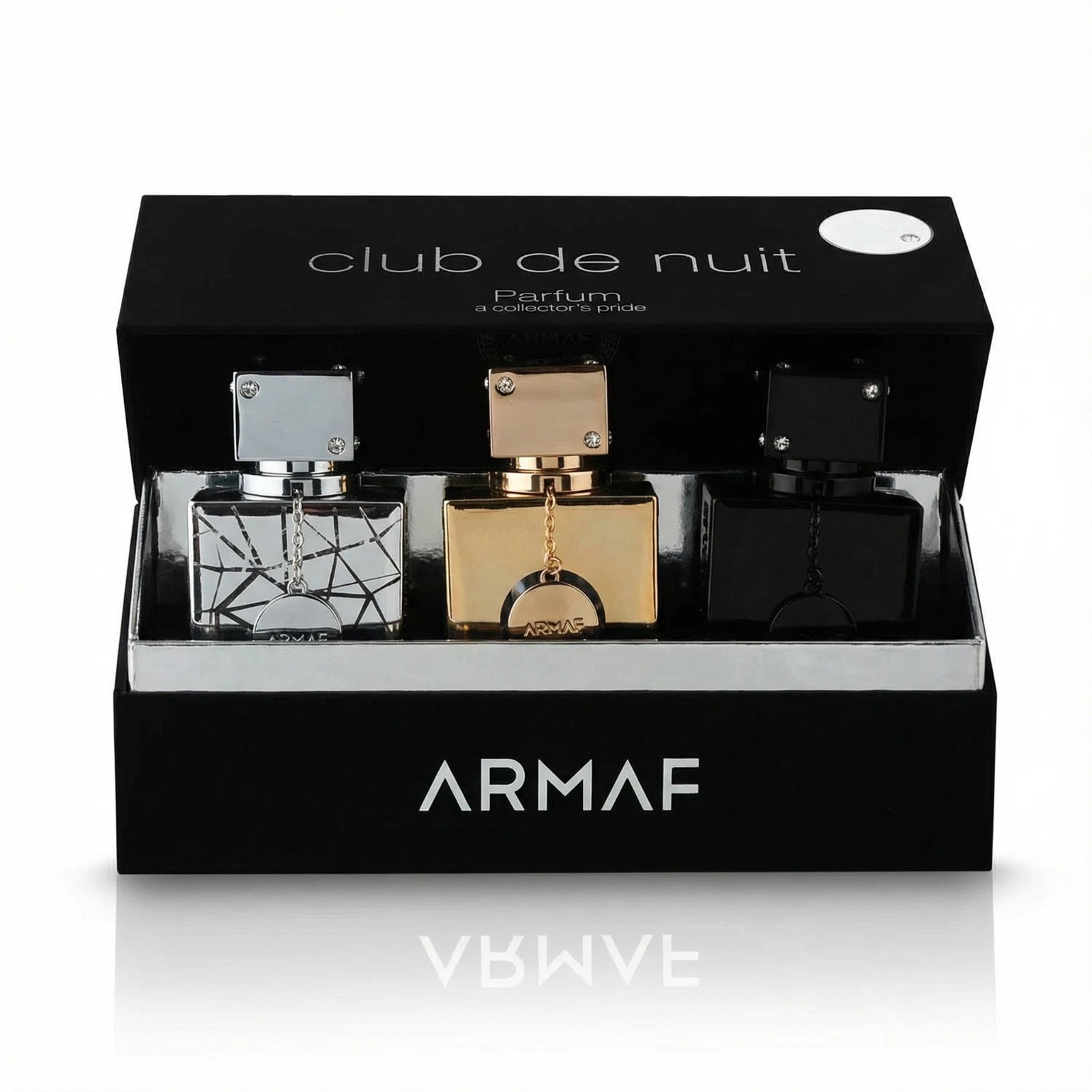 Armaf Club De Nuit 3 Piece Gift Set Men 1oz Intense Sillage Milestone EDT