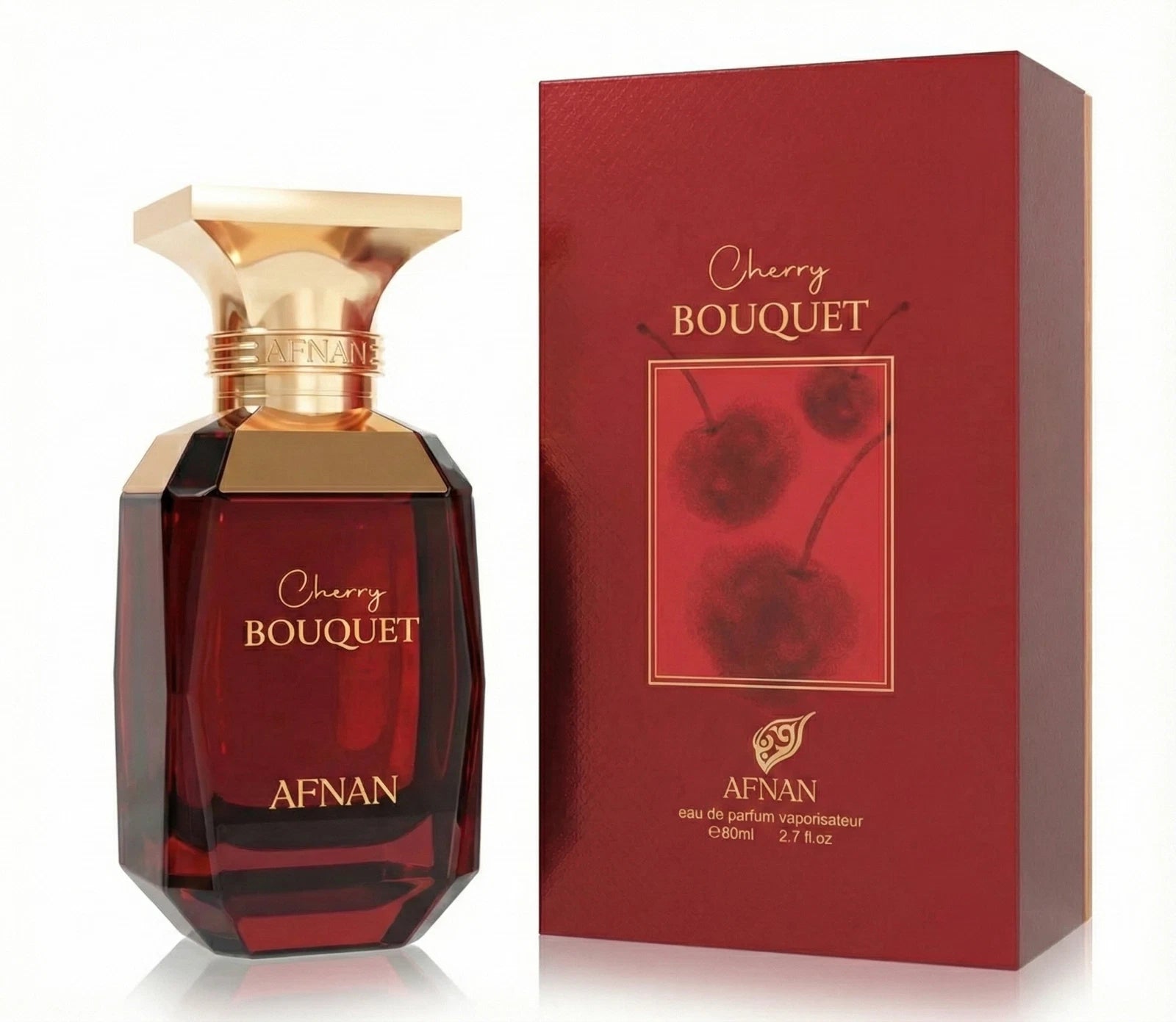 Afnan Cherry Bouquet Eau De Parfum Women Perfume 2.7oz 80ml Black Cherry