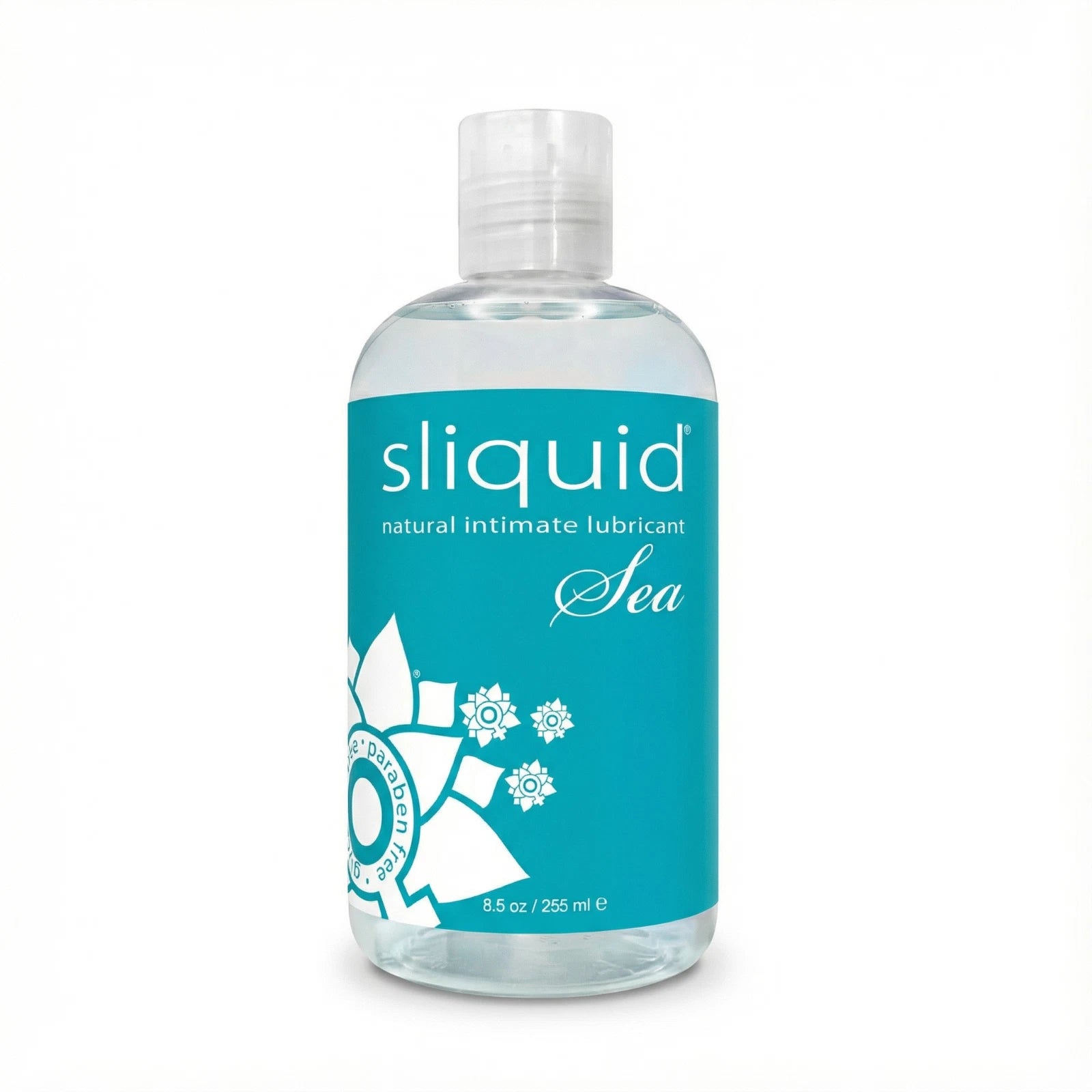 Sliquid Sea Water Based Personal Lube Seaweed Extract Natural 8.5oz Gel
