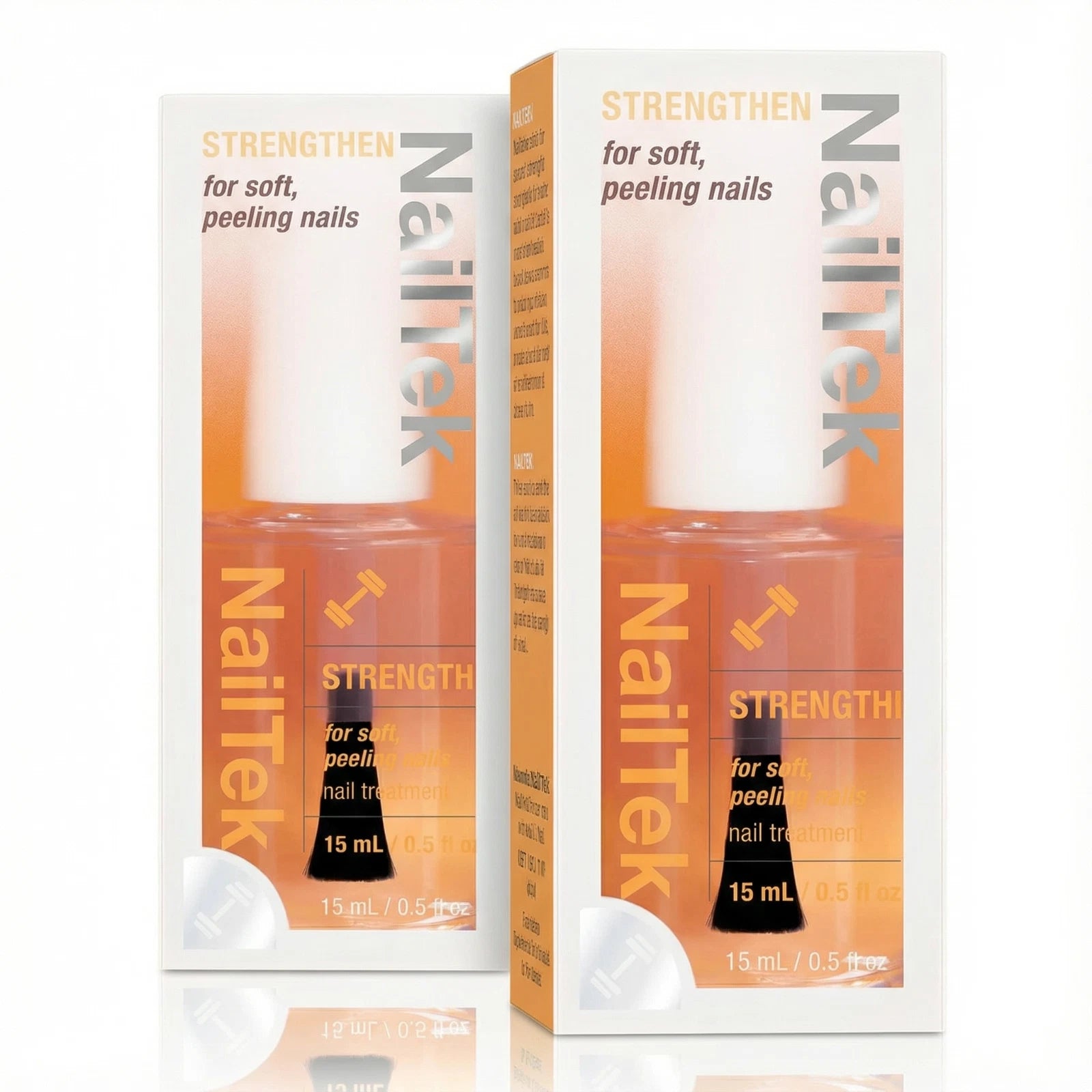 Nail Tek Nail Strengthener Formula 2 Polish Treatment 0.5oz 2 Pack