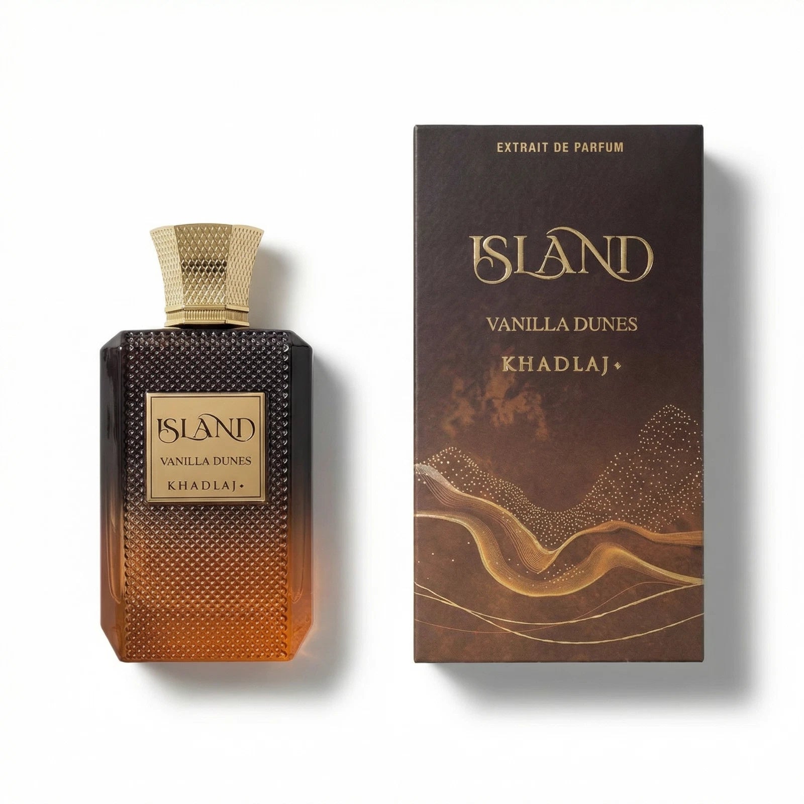 Khadlaj Island Vanilla Dunes Extrait De Parfum Men 3.4oz 100ml Long Lasting