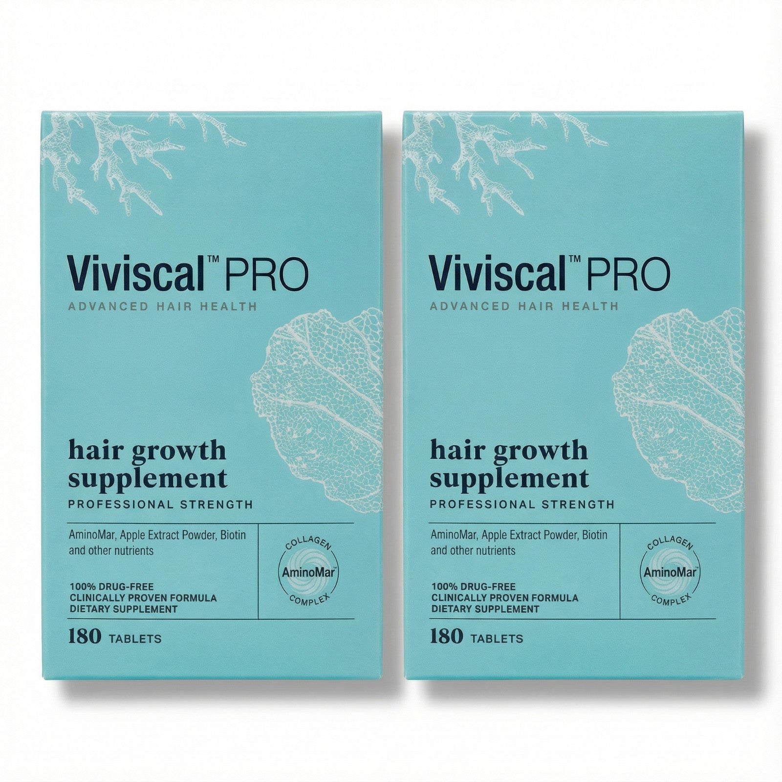 Viviscal PRO Hair Growth Supplement, 2-Pack (360 Tablets Total)