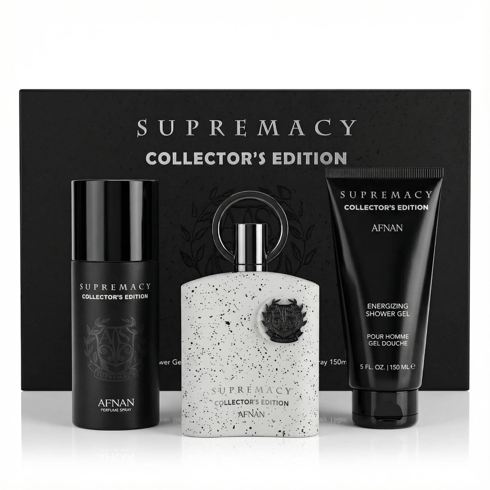 Afnan Supremacy Collectors Edition Men Gift Set 3.4oz Perfume | Deodorant | Gel
