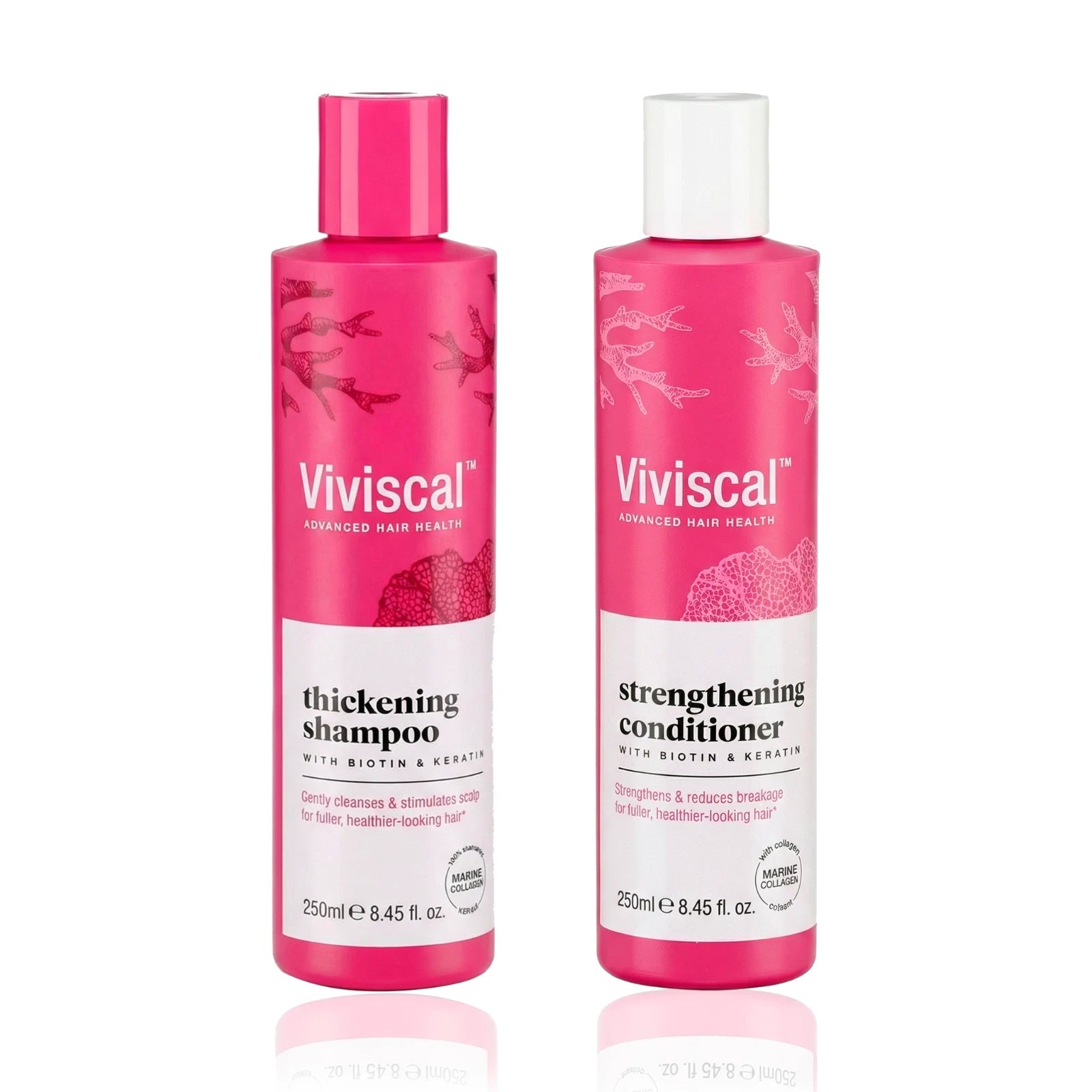 Viviscal Densifying Shampoo Conditioner Set 8.45oz Each Biotin Keratin Collagen